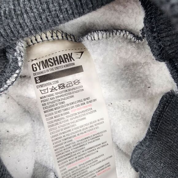 GYMSHARK WOMENS Mock Neck So Soft Jumper Dark Gray ZIP POCKETS TUNIC PULLOVER - Picture 7 of 7